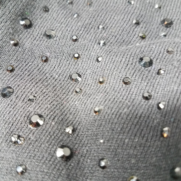 INC International Concepts Black Sparkle Sweater - Picture 5 of 5